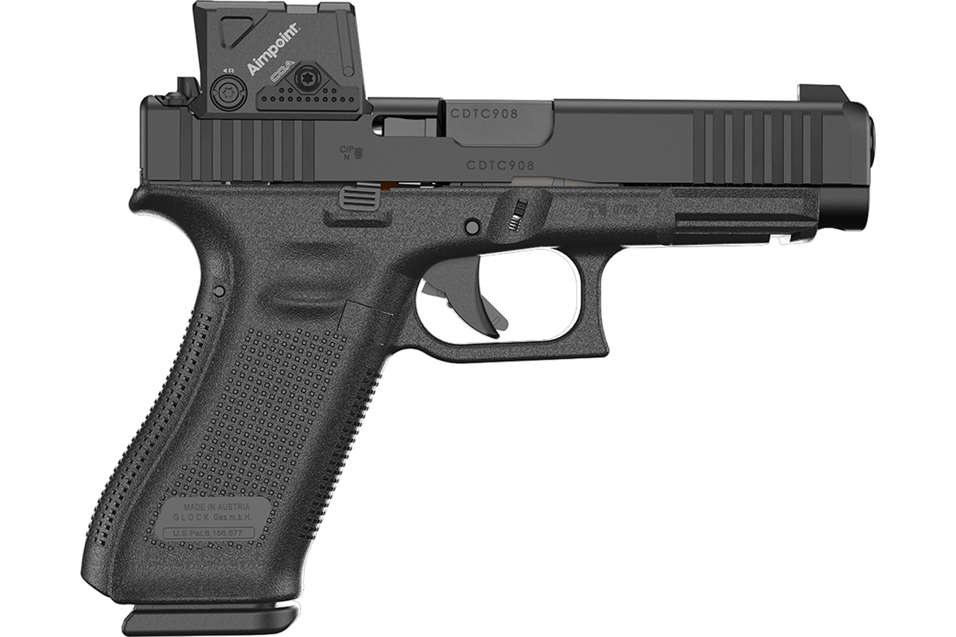 Glock 47 MOS 9mm Pistol with Aimpoint COA Optic (LE)